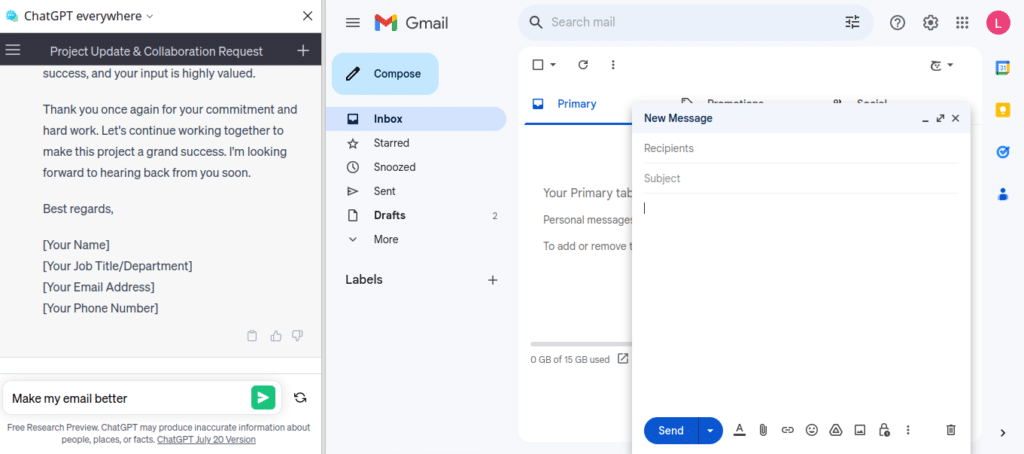 Extensiones para ChatGPT para Firefox