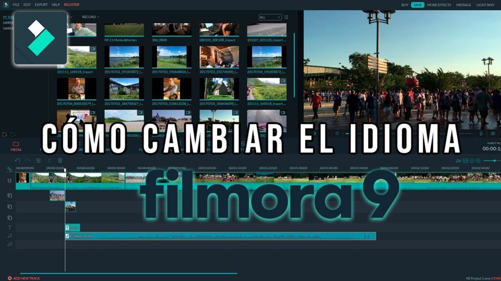 Filmora IA para cambiar de idioma un video