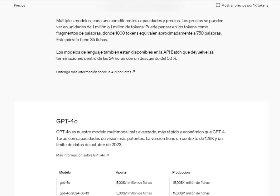 GPT-4 Planes y precios