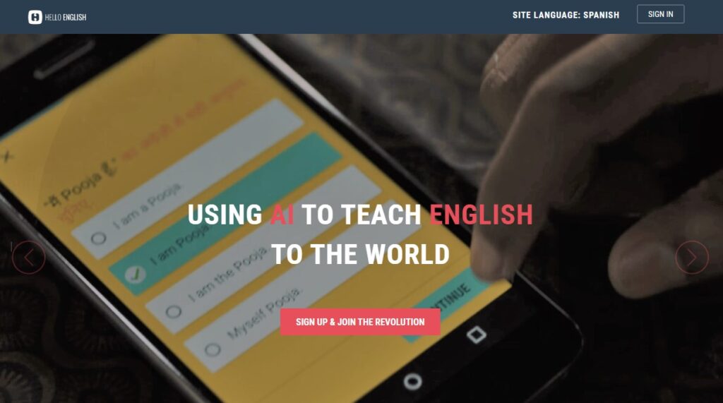 Hablar en inglés con inteligencia artificial