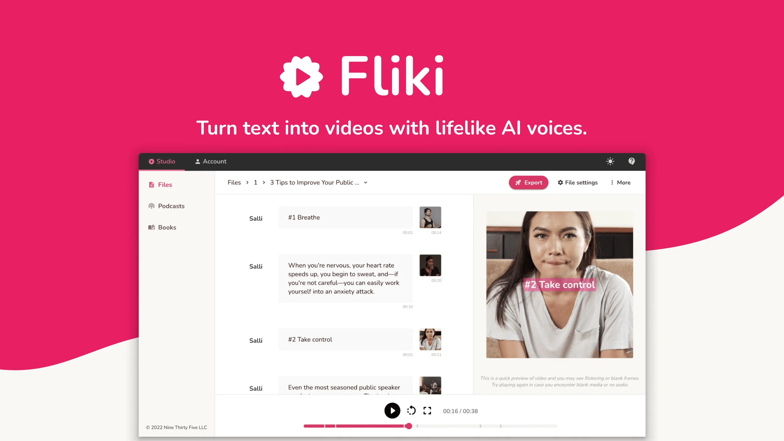 Fliki - Crea videos con ayuda de la IA