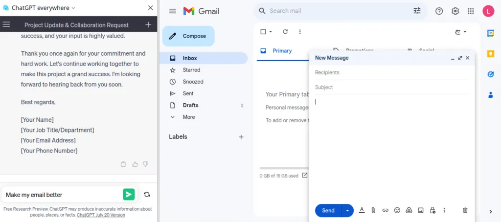 Extensiones para ChatGPT para Firefox
